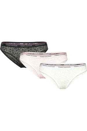 Tommy Hilfiger 3 Pack Bikini Lace Truse Brief Truse Multi/patterned