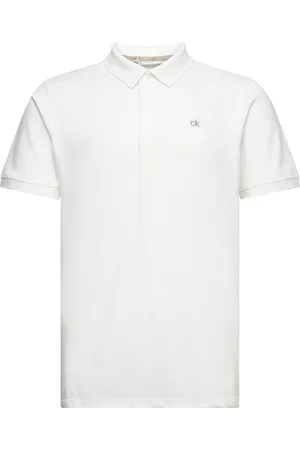 Calvin Klein Planet Polo Sport Polos Short-sleeved White