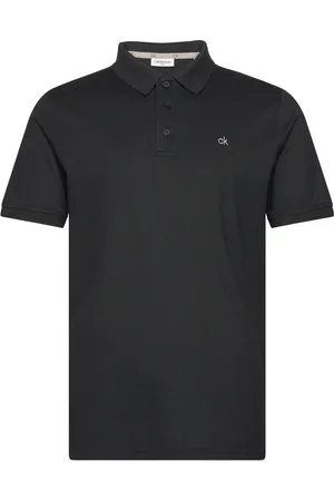 Calvin Klein Planet Polo Sport Polos Short-sleeved Black