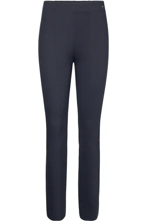 Tommy Hilfiger Elevated Slim Knitted Pant Bottoms Trousers Slim Fit Trousers Navy
