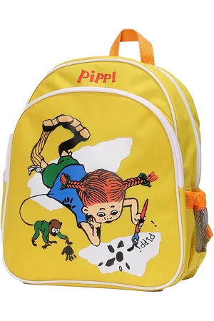 Pippi Langstrømpe Pippi Ryggsäck, Gul Accessories Bags Backpacks Yellow