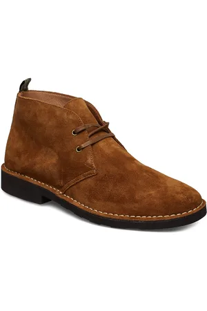 Ralph Lauren Talan Suede Chukka Boot Semskede Boots Snøresko Brown