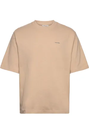 Holzweiler M. Relaxed Tee Designers T-shirts Short-sleeved Beige