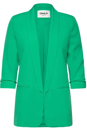 ONLY Onlelly 3/4 Life Blazer Tlr Noos Blazers Single Breasted Blazers Green