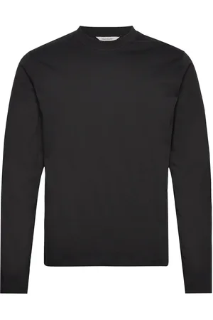 Holzweiler M. Regular Long Sleeve Designers T-shirts Long-sleeved Black