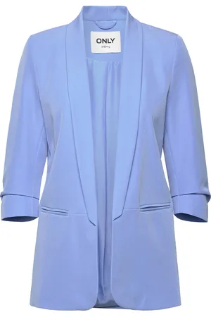 ONLY Onlelly 3/4 Life Blazer Tlr Noos Blazers Single Breasted Blazers Blue