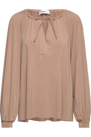 DAY Birger et Mikkelsen Ellis - Day Wish Tops Blouses Long-sleeved Beige