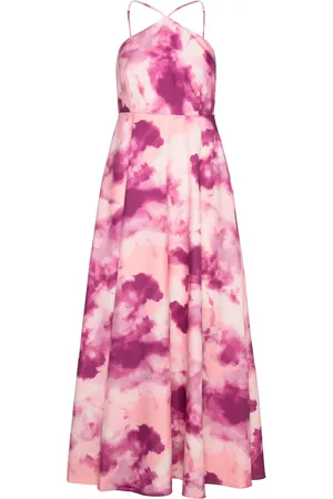 SELECTED Slfamber Ankle Strap Dress B Maxikjole Festkjole Pink