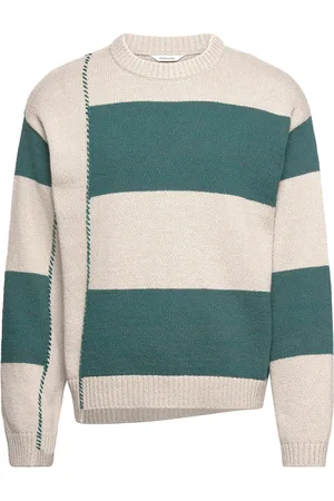 Holzweiler Baha Heritage Crew Designers Knitwear Round Necks Green