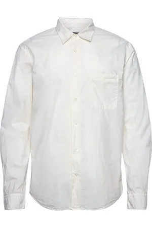 Mads Norgaard Cotton Poplin Malte Shirt Tops T-shirts Long-sleeved White