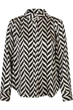 Second Female Ashlen Shirt Tops Blouses Long-sleeved Black
