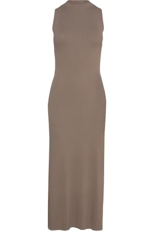 Ivy & Oak Klaudia Knelang Kjole Brown