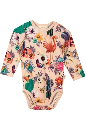 Ma-ia Family Flamingo Body Bodies Long-sleeved Multi/patterned