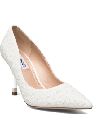 Steve Madden Classie-P Shoes Heels Pumps Classic White
