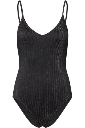 Beck Söndergaard Lyx Bea Swimsuit Badedrakt Badetøy Black