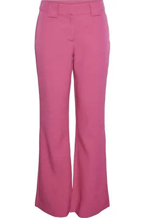 Y.A.S Nalea Mw Flare Pant Bottoms Trousers Suitpants Pink