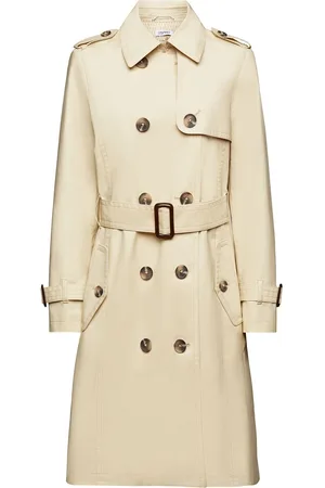 ESPRIT Coats Woven Trench Coat Kåpe Beige