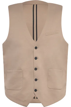 Lindbergh Superflex Knitted Waistcoat Dressvest Beige