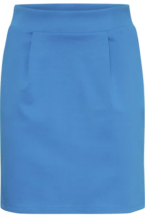 Ichi Ihkate Sk Kort Skjørt Blue