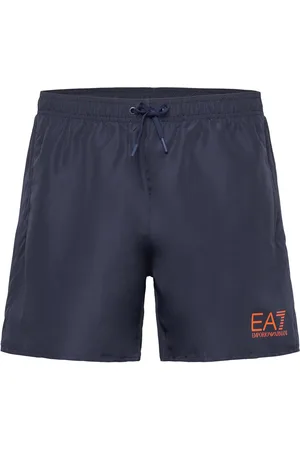 EA7 Mens Woven Boxer Badeshorts Navy