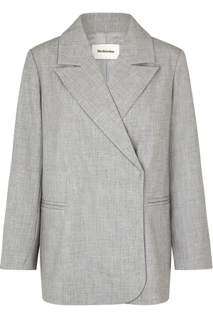 Modstrom Heartmd Blazer Blazers Single Breasted Blazers Grey