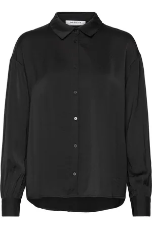 MSCH Mschsandeline Maluca Shirt Tops Shirts Long-sleeved Black