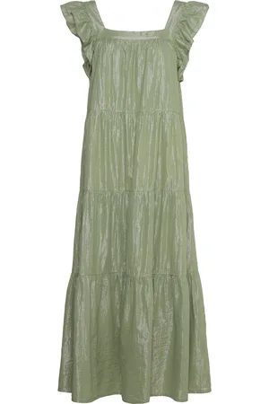 Sofie Schnoor Dress Maxikjole Festkjole Green
