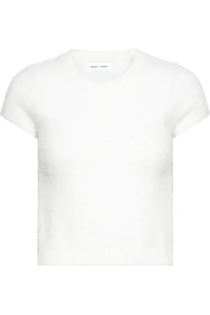 Samsøe Samsøe Saromy Ss Sweater 15211 Tops T-shirts & Tops Short-sleeved White
