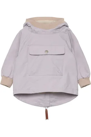 Mini A Ture Matbabyvito Fleece Lined Spring Anorac. Grs Outerwear Jackets & Coats Anoraks Purple