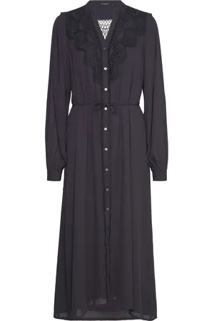 Bruuns Bazaar Camillabbabinas Dress Knelang Kjole Navy