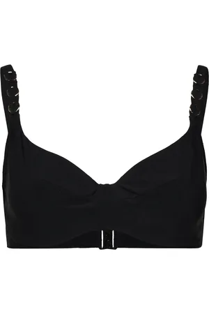 Chantelle Emblem Bikini Covering Underwired Bra Swimwear Bikinis Bikini Tops Wired Bikinitops Black