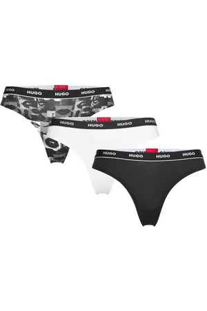 HUGO BOSS Triplet Thong Design Stringtruse Undertøy White