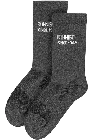 Röhnisch 2-Pack Logo Socks Sport Socks Regular Socks Grey