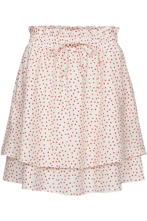 Numph Nudani Skirt Kort Skjørt White