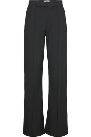 Mads Norgaard Recycled Sportina Perry Pants Bottoms Trousers Wide Leg Black