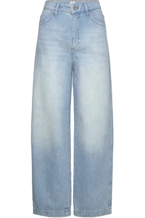 Mads Norgaard Bles Denim Dear Jeans Bottoms Jeans Wide Blue