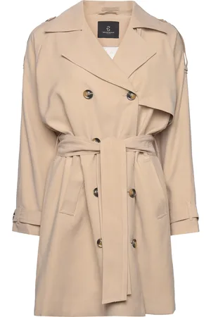 Bruuns Bazaar Bellsbbidara Coat Trench Coat Kåpe Beige