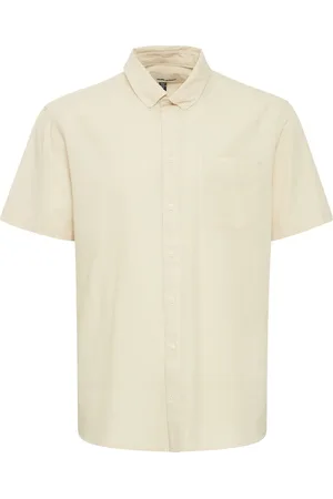 Blend Shirt Tops Shirts Short-sleeved Cream