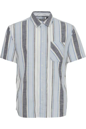 Blend Shirt Tops Shirts Short-sleeved Blue