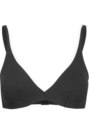 Chantelle Authentic Bikini Plunge Underwired Bra Swimwear Bikinis Bikini Tops Wired Bikinitops Black
