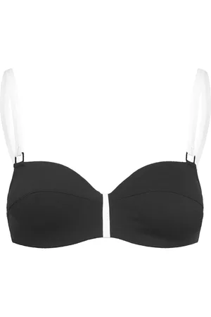 Chantelle Authentic Bikini Half-Cup Memory Bra Swimwear Bikinis Bikini Tops Bandeau Bikinitops Black