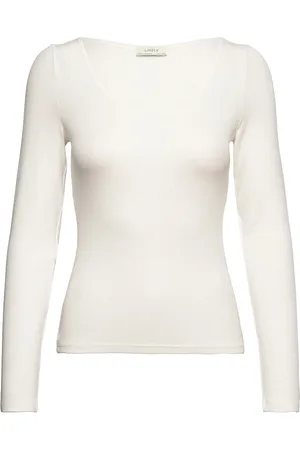 Lindex Top Julina Tops T-shirts & Tops Long-sleeved White