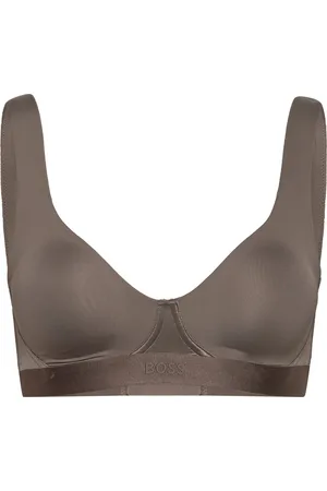 HUGO BOSS Bralette Pad Select Lingerie Bras & Tops Soft Bras Bralette Brown
