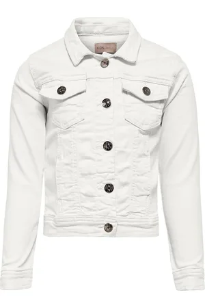 ONLY Kogamazing Colored Jacket Pnt Outerwear Jackets & Coats Denim & Corduroy White