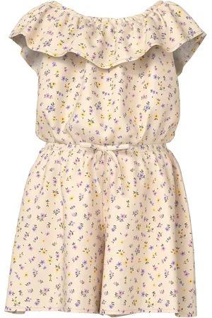 NAME IT Nmfvinaya Ss Playsuit Jumpsuit Cream