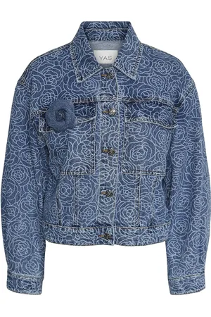 Y.A.S Rosalyn Ls Denim Jacket S. Dongerijakke Denimjakke Blue