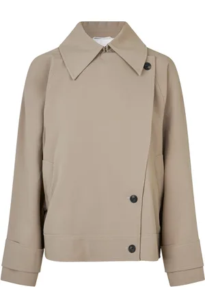 Second Female Silvia Trench Jacket Outerwear Jackets Light-summer Jacket Beige