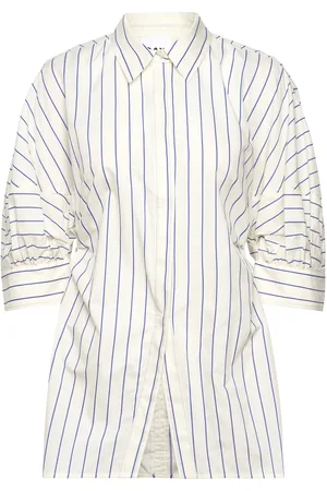 DAY Birger et Mikkelsen Taylor - Daily Stripe Tops Blouses Long-sleeved White