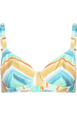 Freya Castaway Island Uw Plunge Bikini Top Swimwear Bikinis Bikini Tops Wired Bikinitops Blue