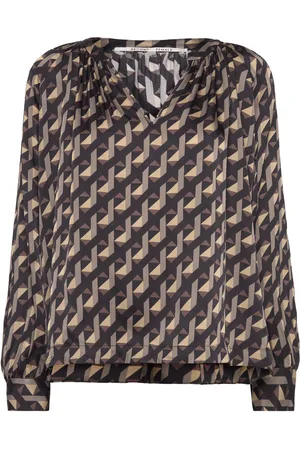 Second Female Hopi Blouse Tops Blouses Long-sleeved Brown